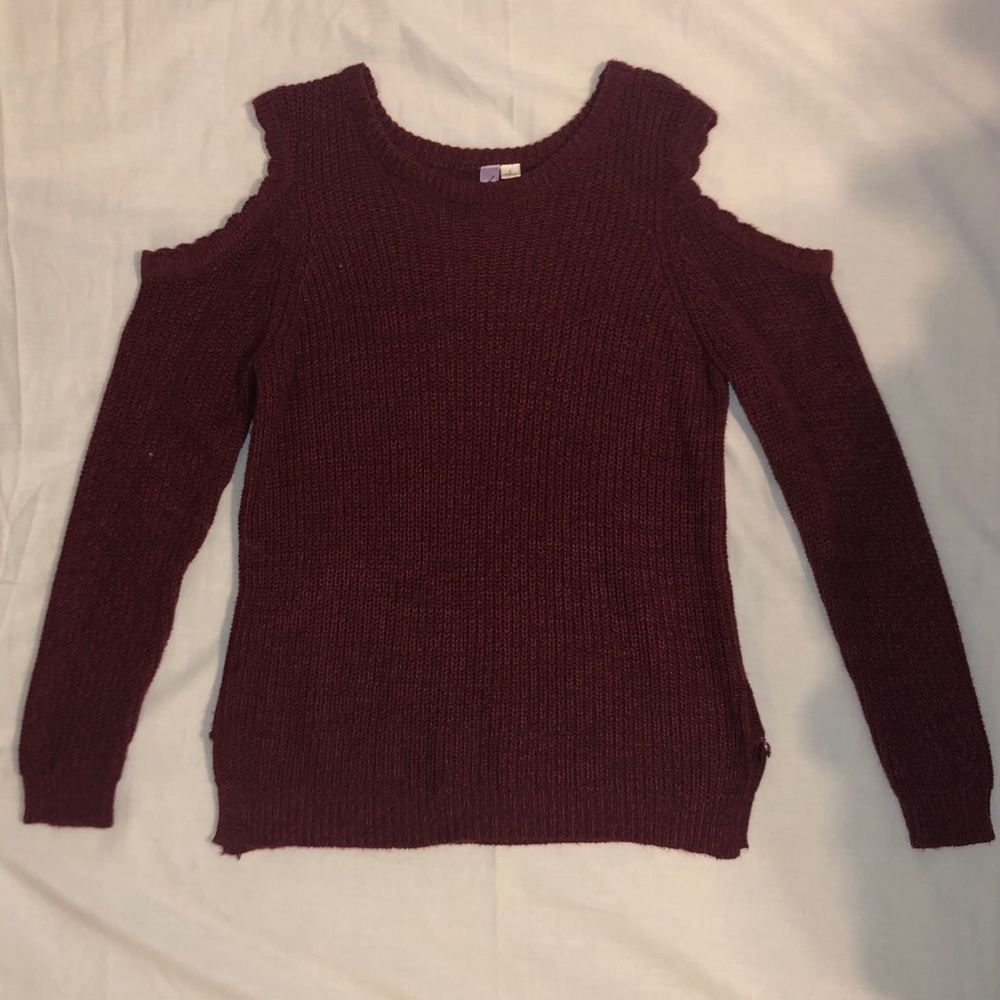 Open Shoulder Long Sleeve